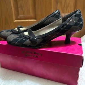 Candie’s plaid kitten heel